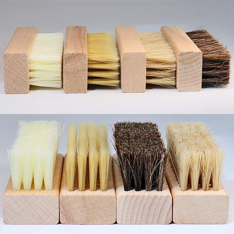 Shoe Cleaning Brush - 유용한 나무 손잡이 신발 광택제 브러시,