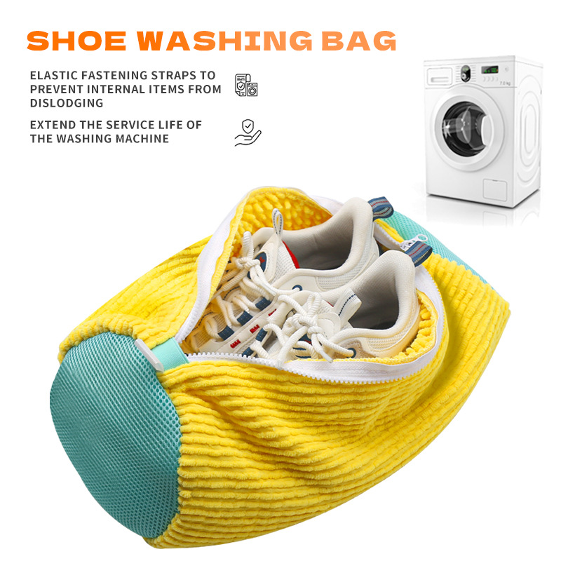 Shoe Cleaning Brush - 부드러운 솔이 달린 세탁기용 신발 세탁망,