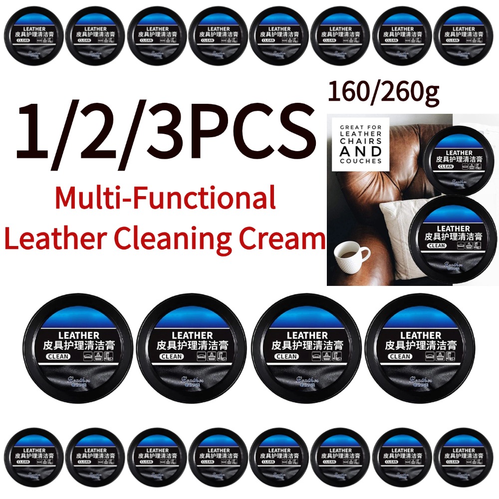 1/2/3PCS 가죽 클리너 & 컨디셔너 크림 노워시  - Shoe Cleaner 리뷰 및 가격