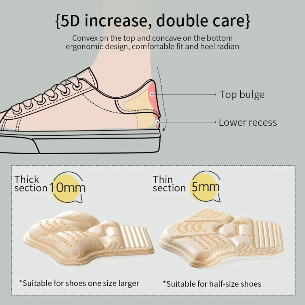 신발 뒷꿈치 보호 스티커 4개, 부드러운 스폰지 힐 패 - Sneaker Protector 리뷰 및 가격
